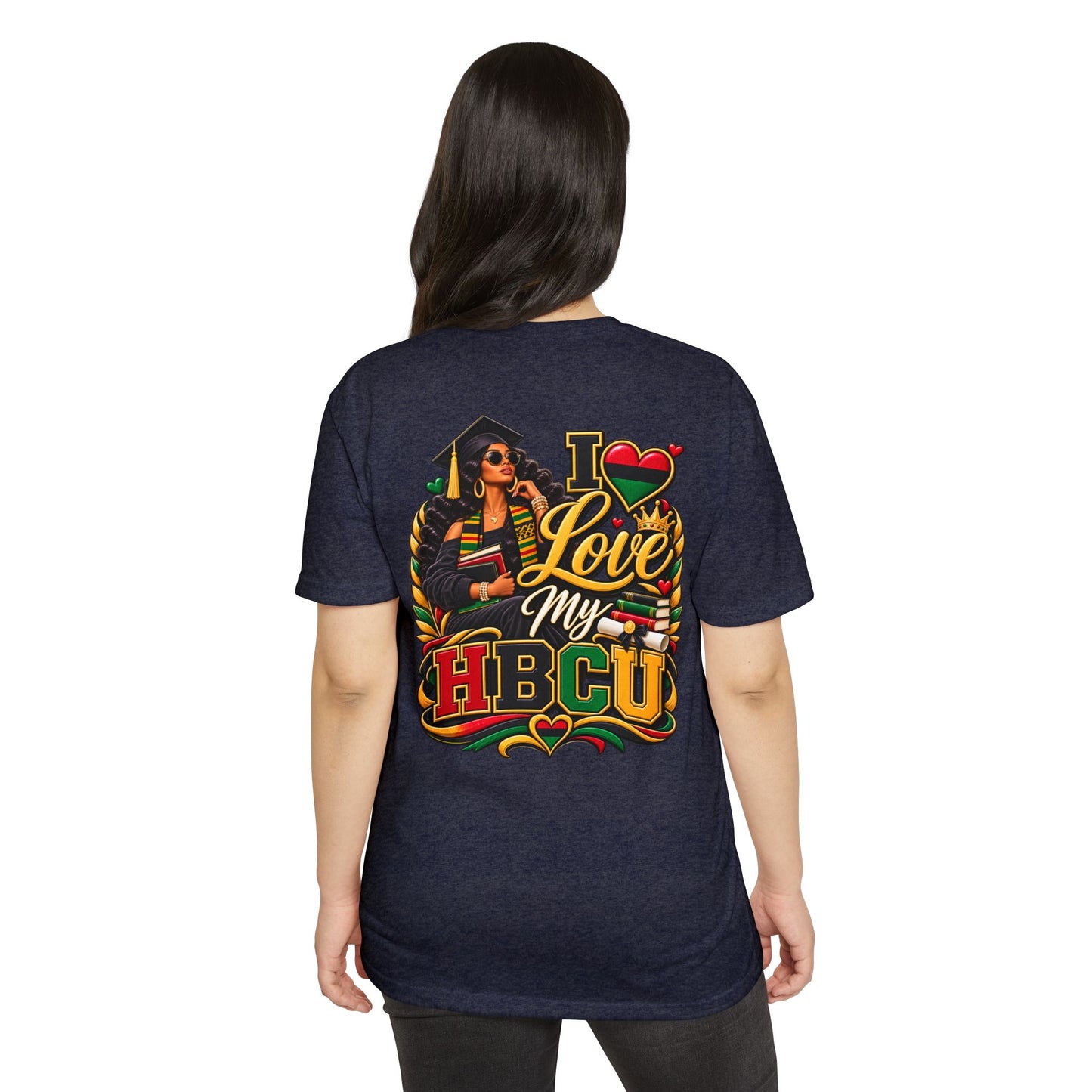 I Love My HBCU T-Shirt — Black Graduate Pride Graphic Tee