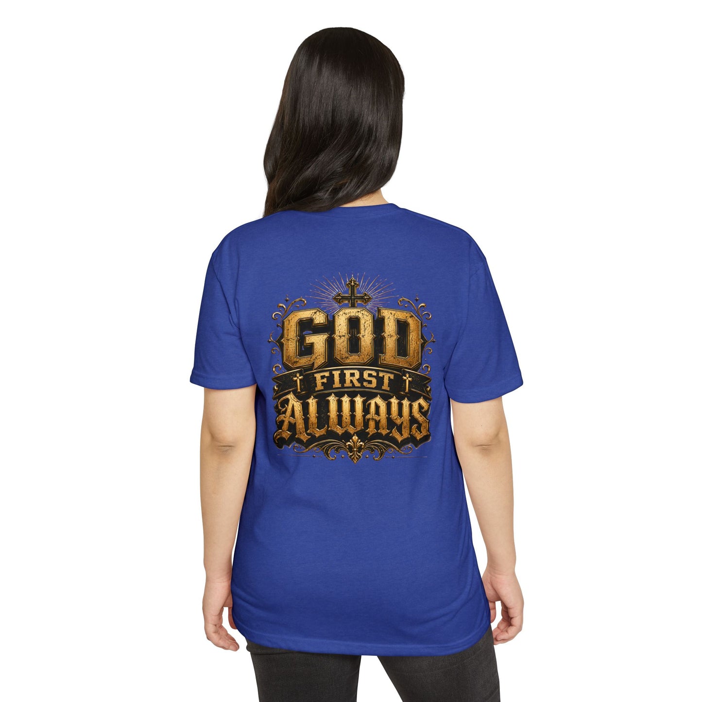 God First Always T-Shirt — Faith-Based Christian Graphic Tee