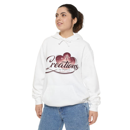 Creations Floral Logo Hoodie — 'Creations by Dyanne' Graphic Sweatshirt