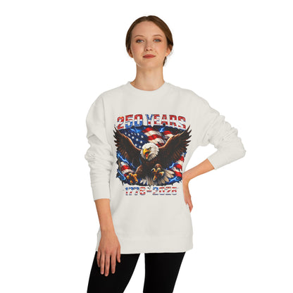 250 Years 1776–2026 Eagle Flag Sweatshirt