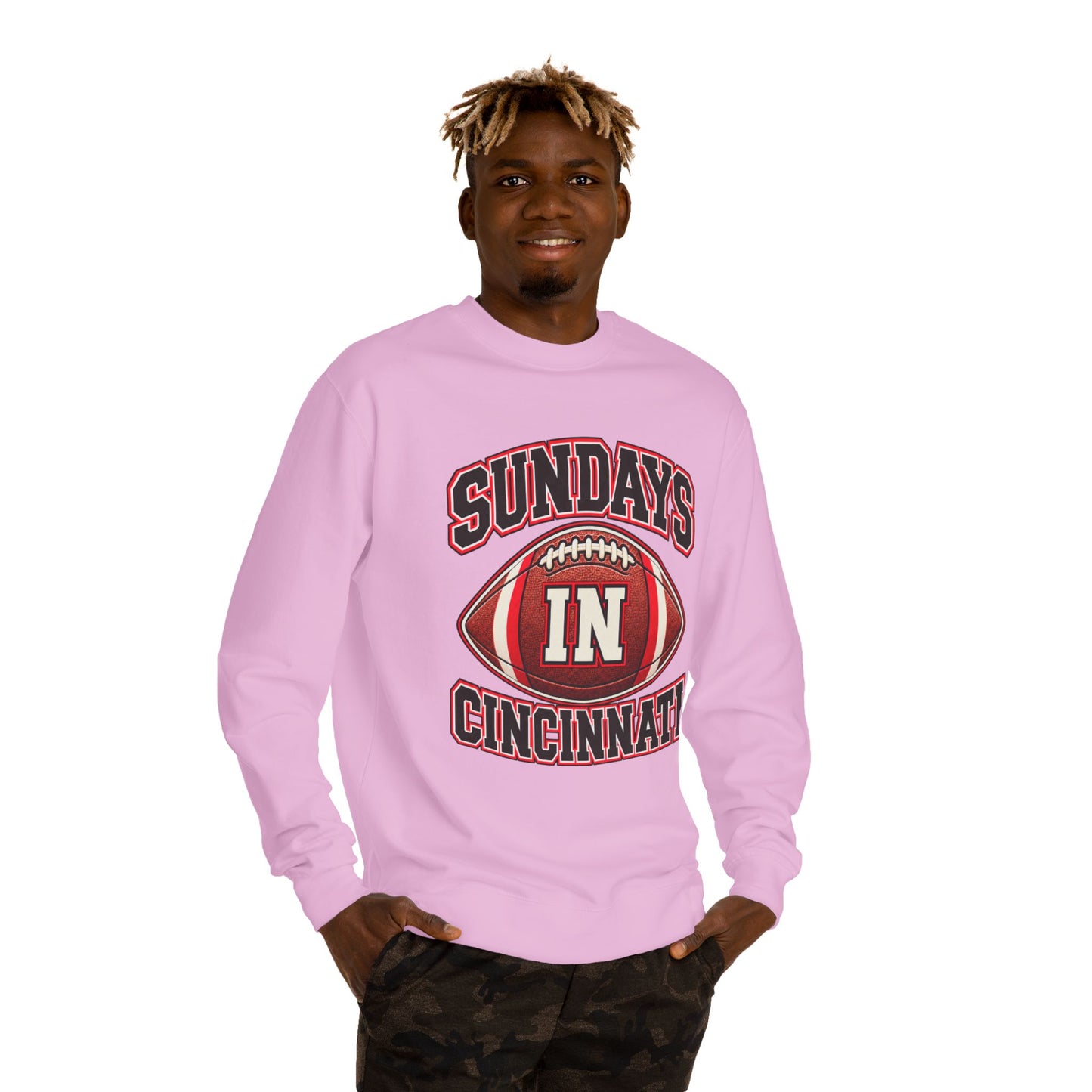 Sundays In Cincinnati Football Sweatshirt