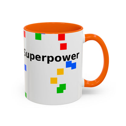 Coffee Mug — Teacher Is My Superpower Accent Ceramic Mug