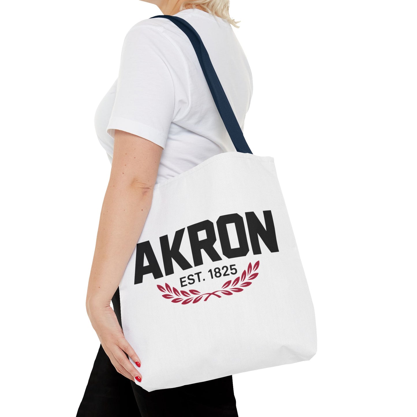 Akron Est. 1825 Tote Bag — City Pride Canvas Tote