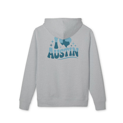 I Heart Austin Hoodie — Retro City Pride Pullover