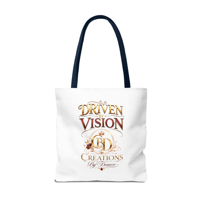 Driven by Vision Tote Bag — Branded BD Creations All-Over Print Tote