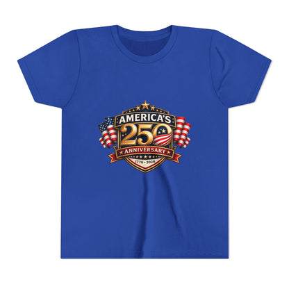 America's 250th Anniversary Youth Tee - Patriotic 1776–2026 Celebration Shirt