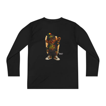 T-Shirt — Kids Rasta Teddy Graphic Long Sleeve