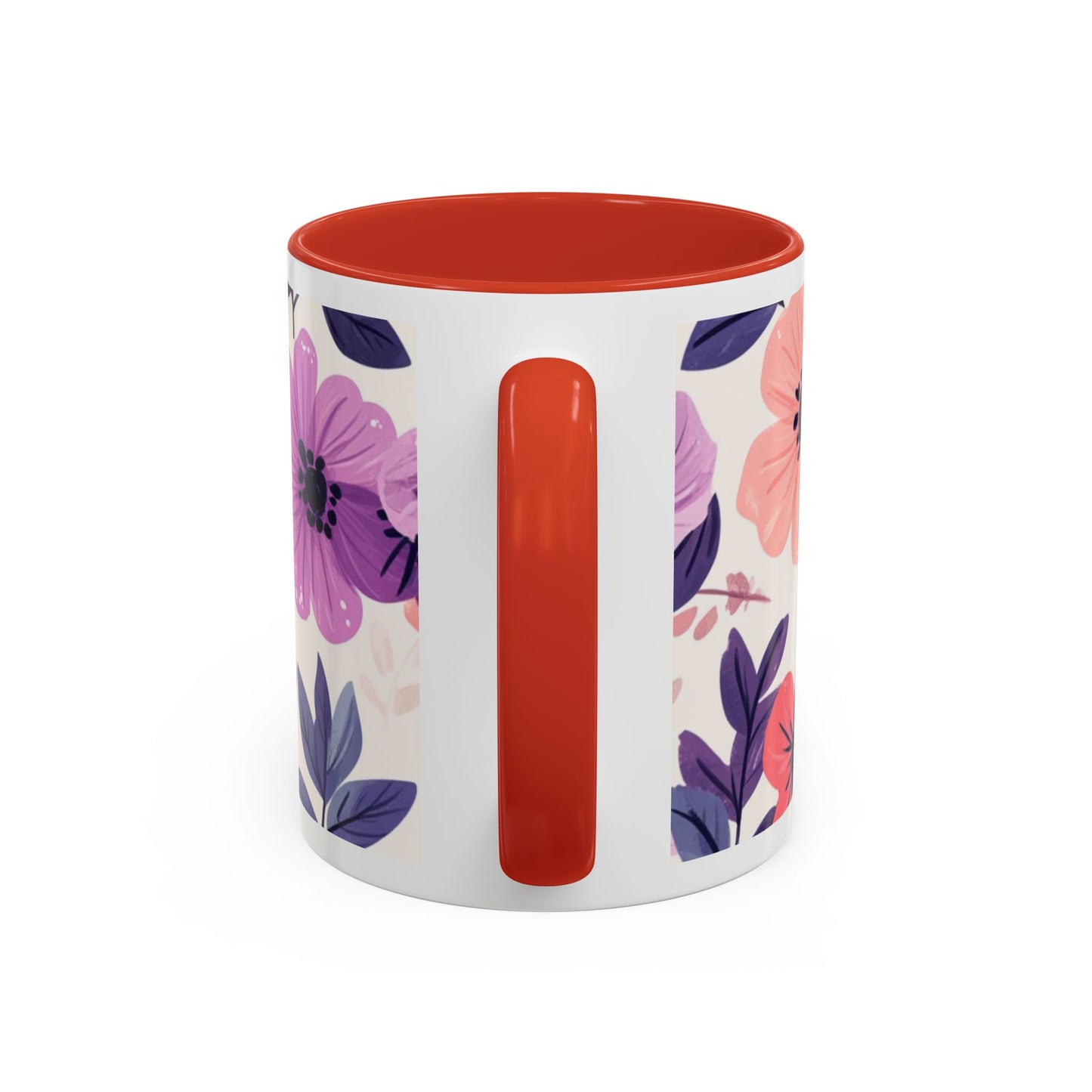 Mother Peace Floral Coffee Mug — "A quiet light, a guiding hand..." Memorial Tribute Mug