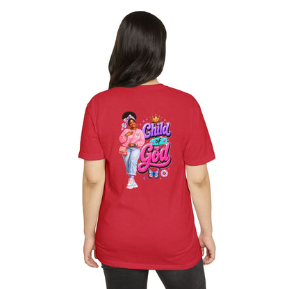 Child of God T-Shirt — Cute Pink Faith Graphic Tee for Girls