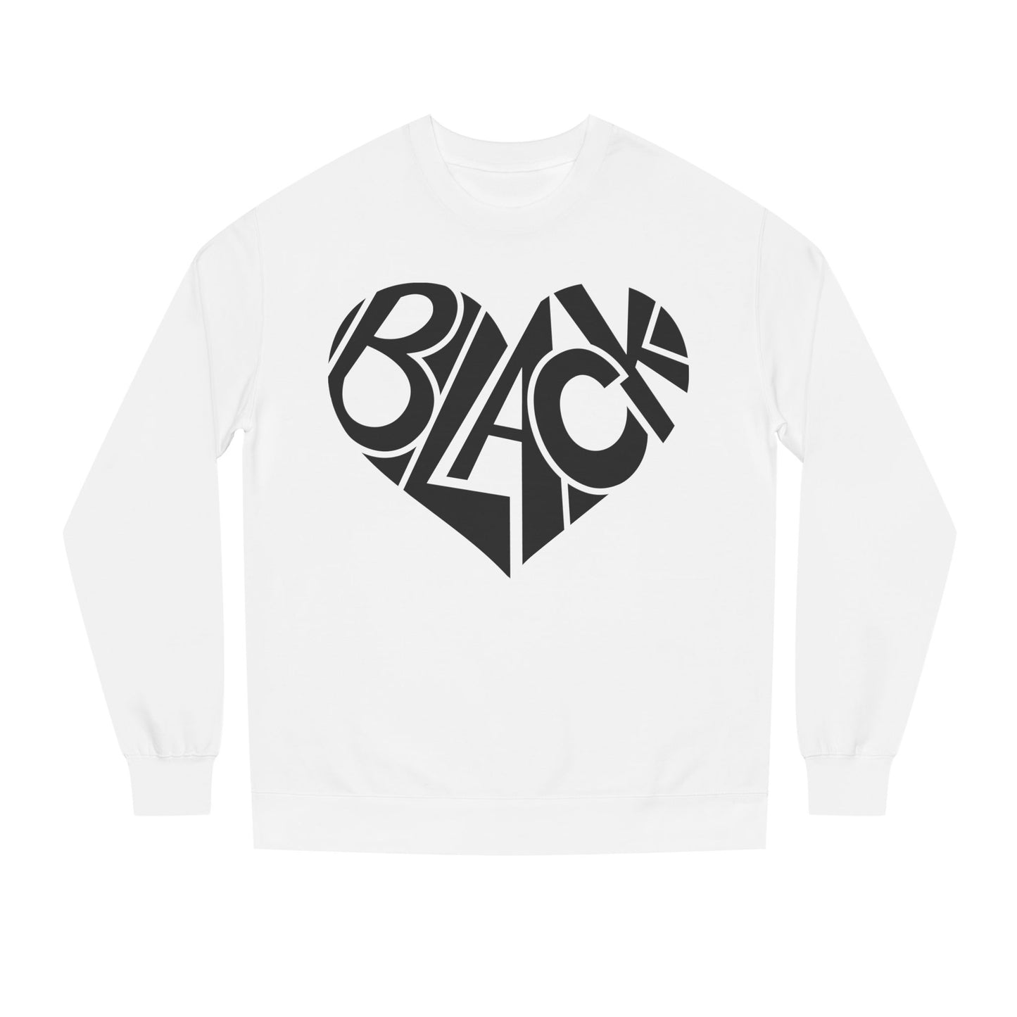 Black Heart Crewneck Sweatshirt