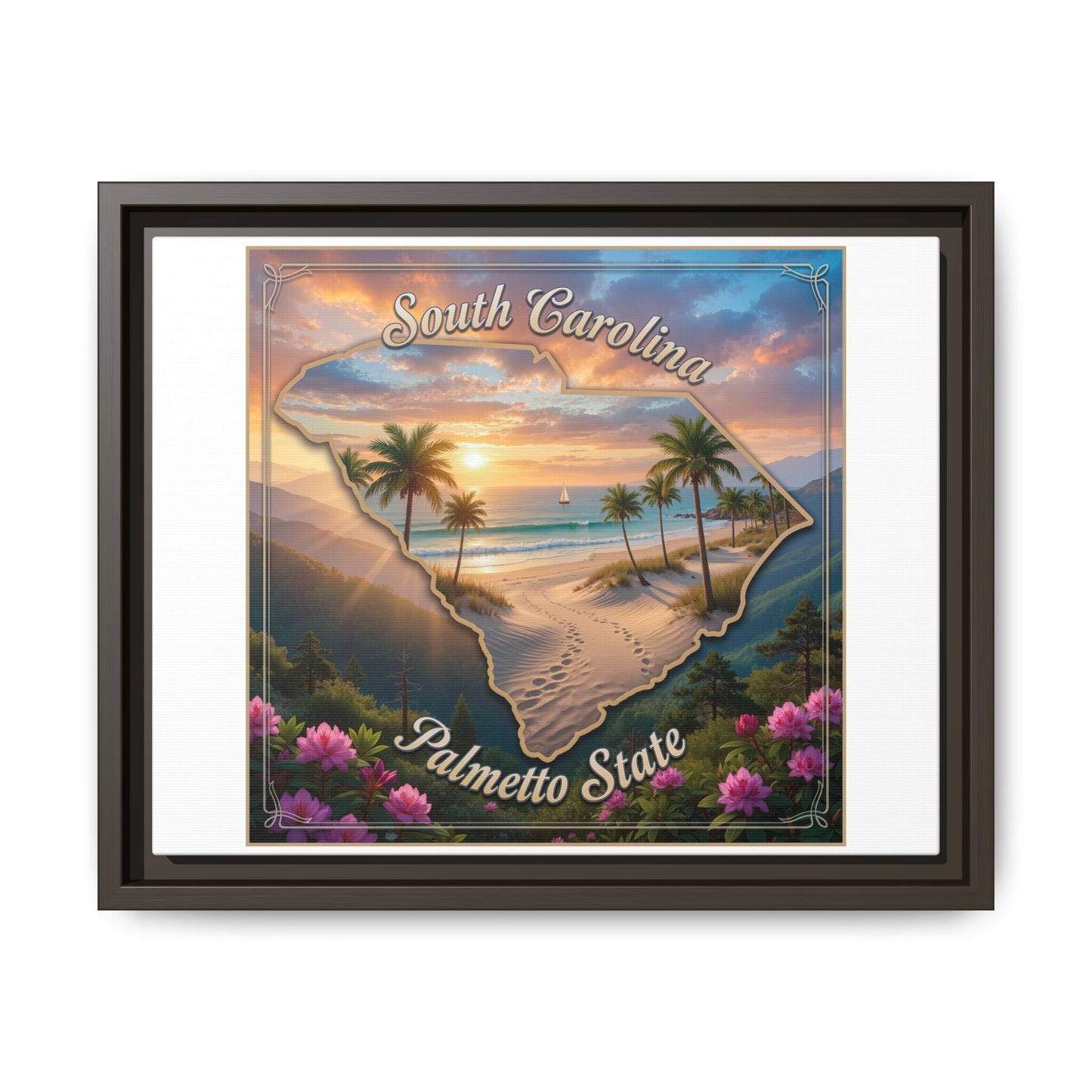 Matte Canvas, Framed (Multi-color)