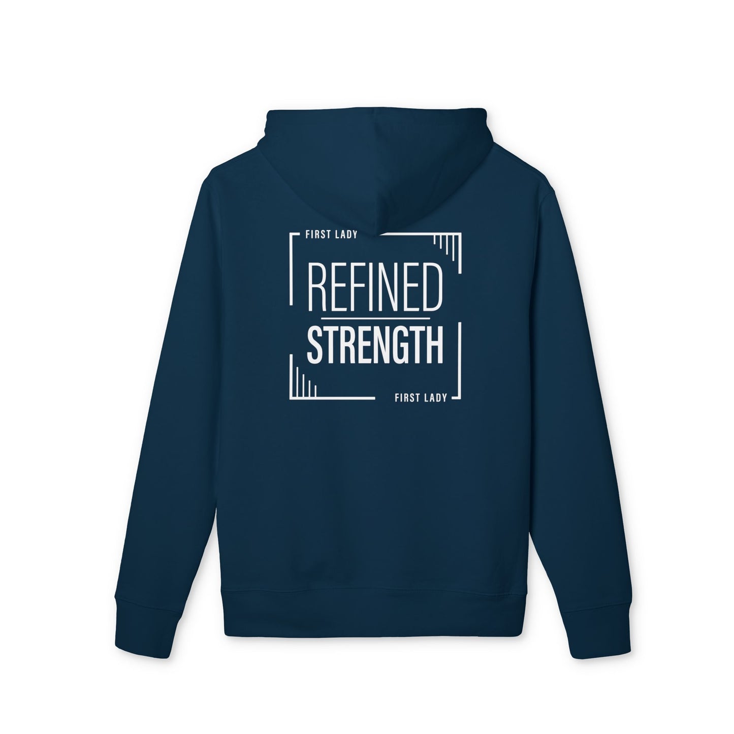 Refined Strength Hoodie — Inspirational Fitness Pullover ("Refined Strength")