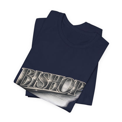 Bishop Retro Chrome Logo T‑Shirt