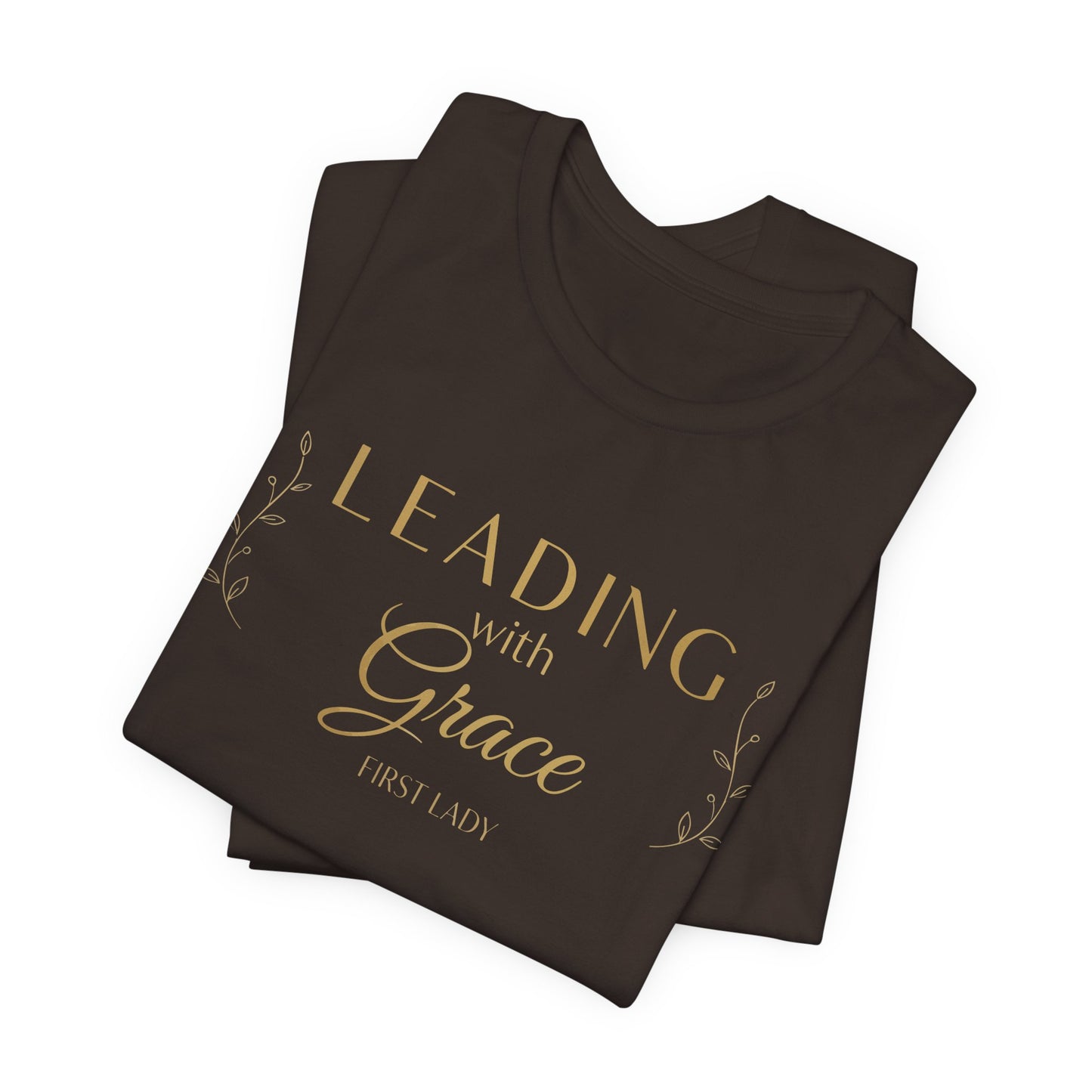 Leading With Grace Tee — Inspirational Christian Faith T‑Shirt
