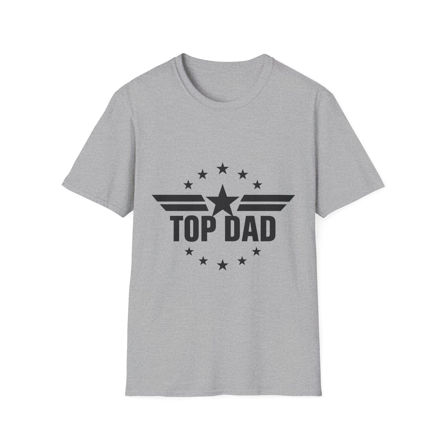 Top Dad T-Shirt — Retro Star Emblem Father's Day Tee