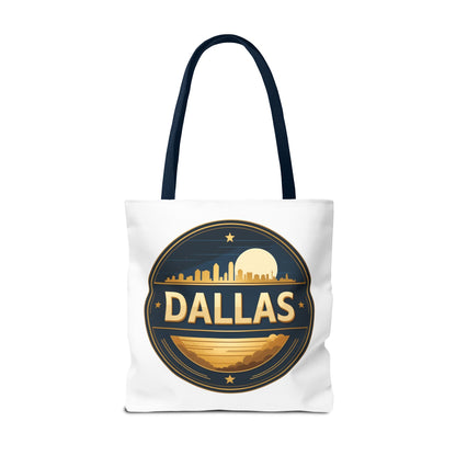 Dallas Skyline Circle Tote