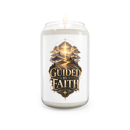 Guided by Faith Scented Soy Candle — 13.75 oz Inspirational Christian Gift