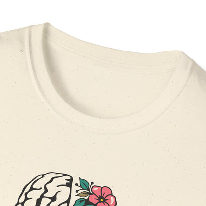 Trust the Process Brain & Flowers T-Shirt
