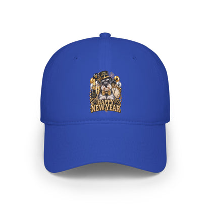 Happy New Year Bulldog Low Profile Cap