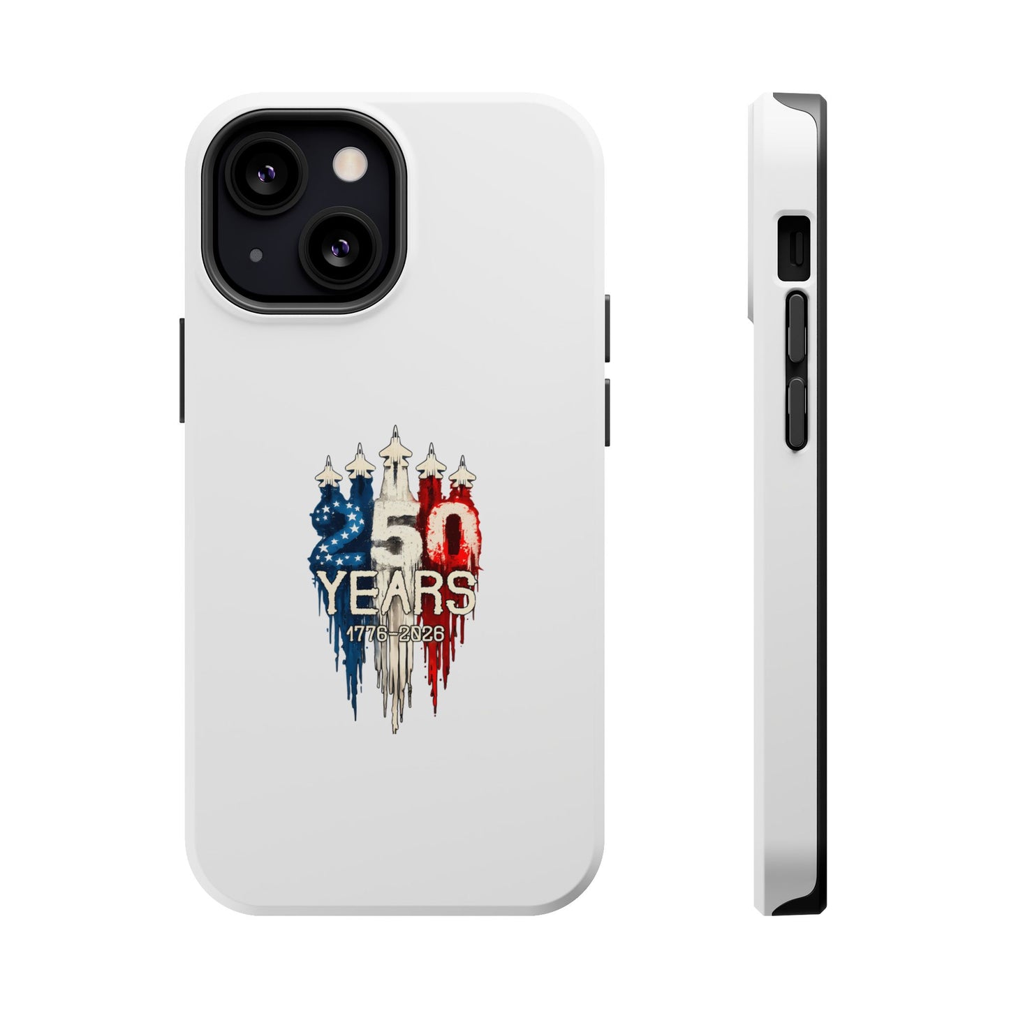 50 Years Patriotic iPhone Case — American Flag Anniversary Magnetic Impact-Resistant Case