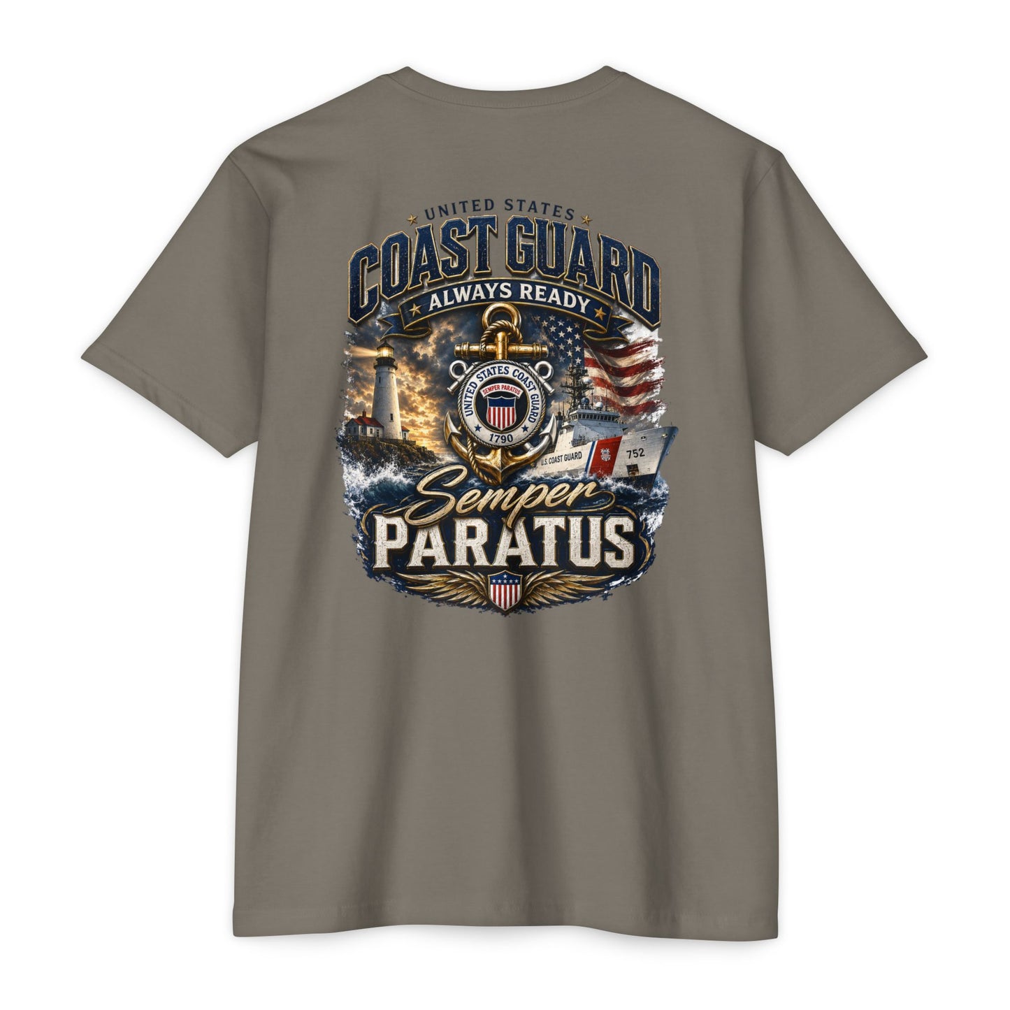 Coast Guard Semper Paratus T-Shirt – U.S. Coast Guard Veteran Tee