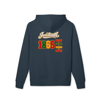Juneteenth 1865 Hoodie — History, Courage, Resilience, Respect Pullover