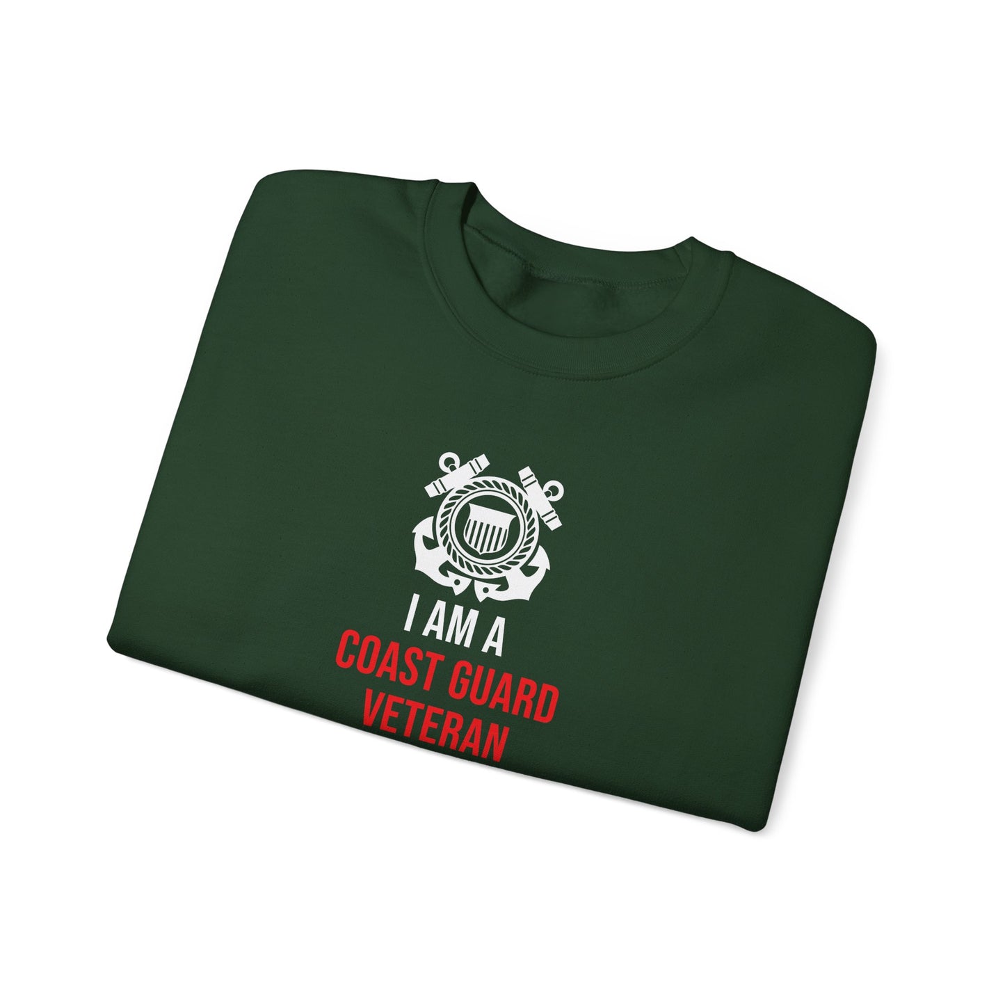 I Am A Coast Guard Veteran Like My Father Before Me Sweatshirt