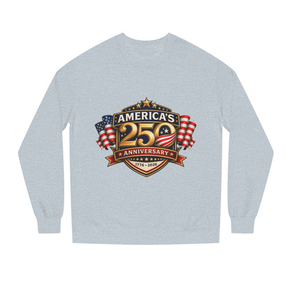 America's 25th Anniversary Sweatshirt — Patriotic USA Flag Crewneck (1776–2026)