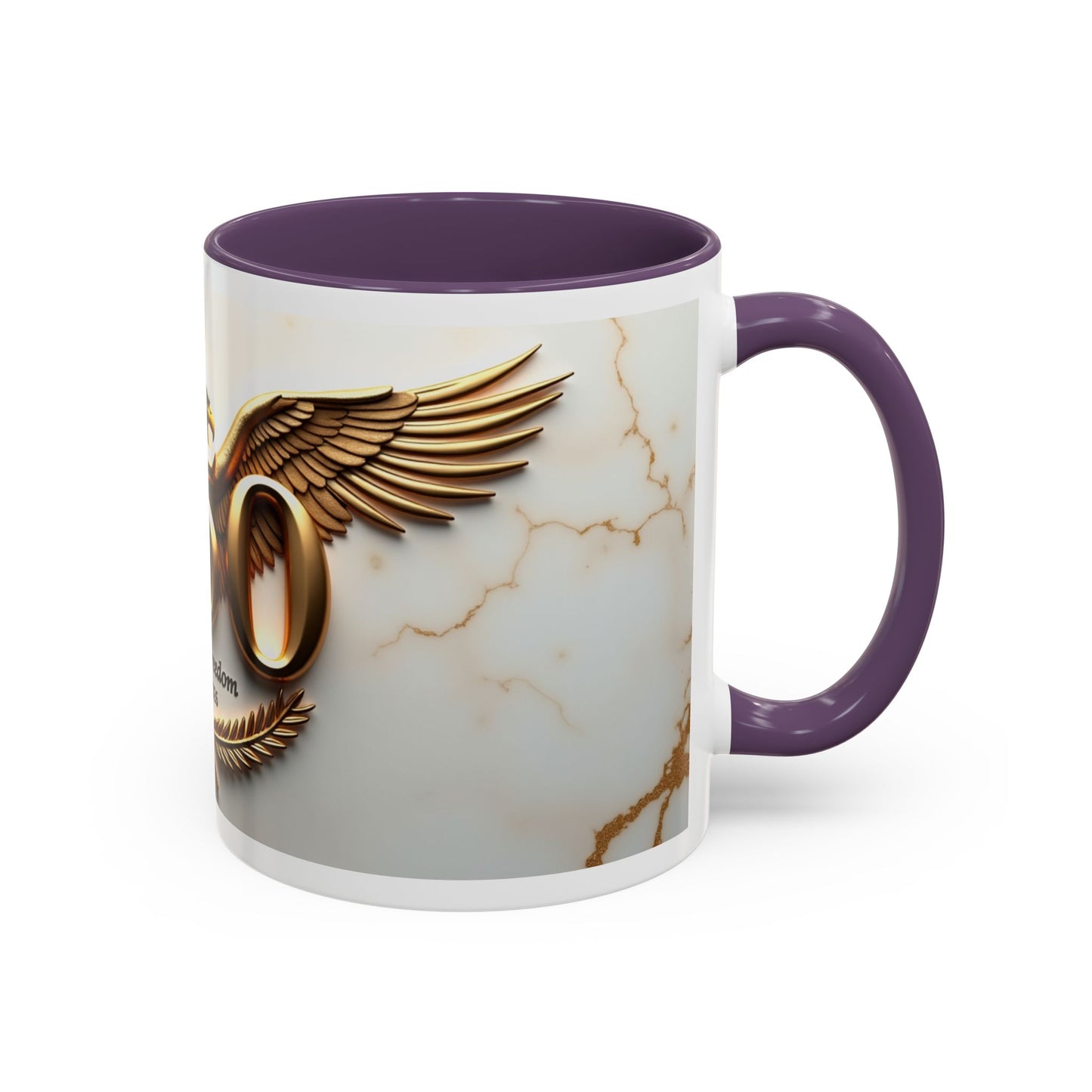 25 Years of Freedom Eagle Coffee Mug – 1776–2026 Commemorative Accent Mug