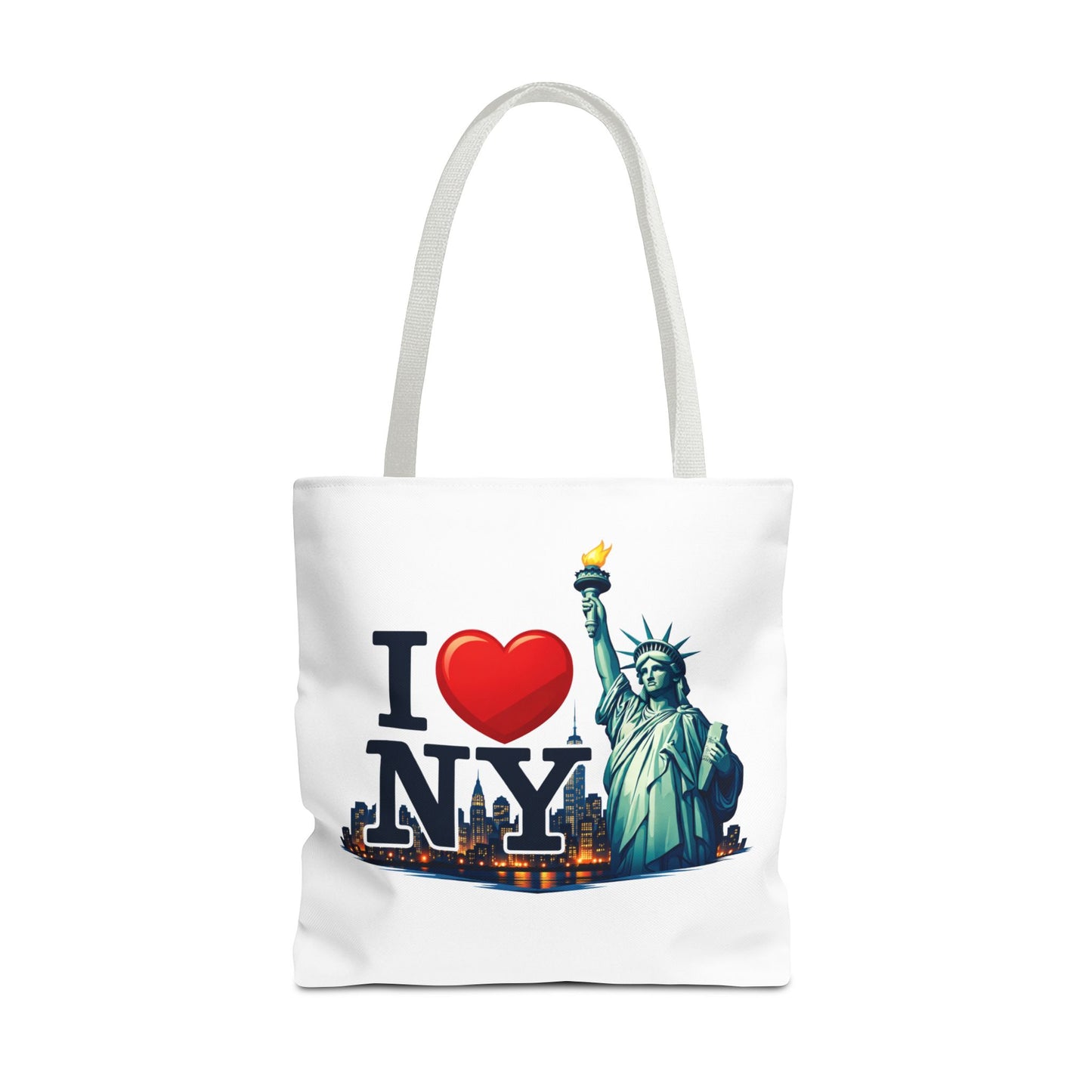 I  NY Statue of Liberty Tote Bag — New York City Souvenir Canvas Tote