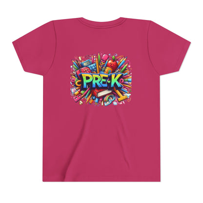PRE-K Kids Tee — Colorful Back-to-School Pre-K Shirt for Preschoolers