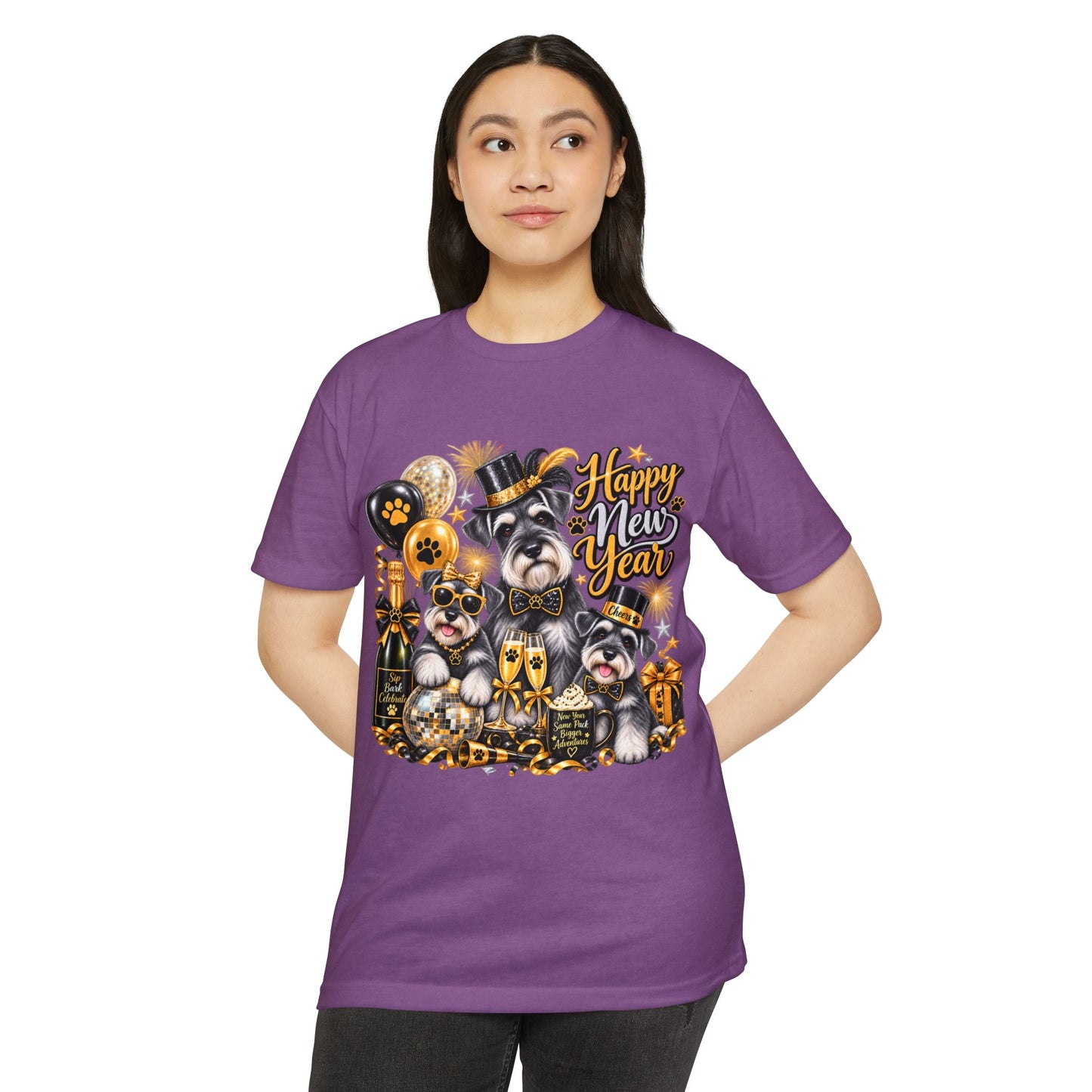 Happy Mew Year T-Shirt — Cute Cats New Year Celebration Tee
