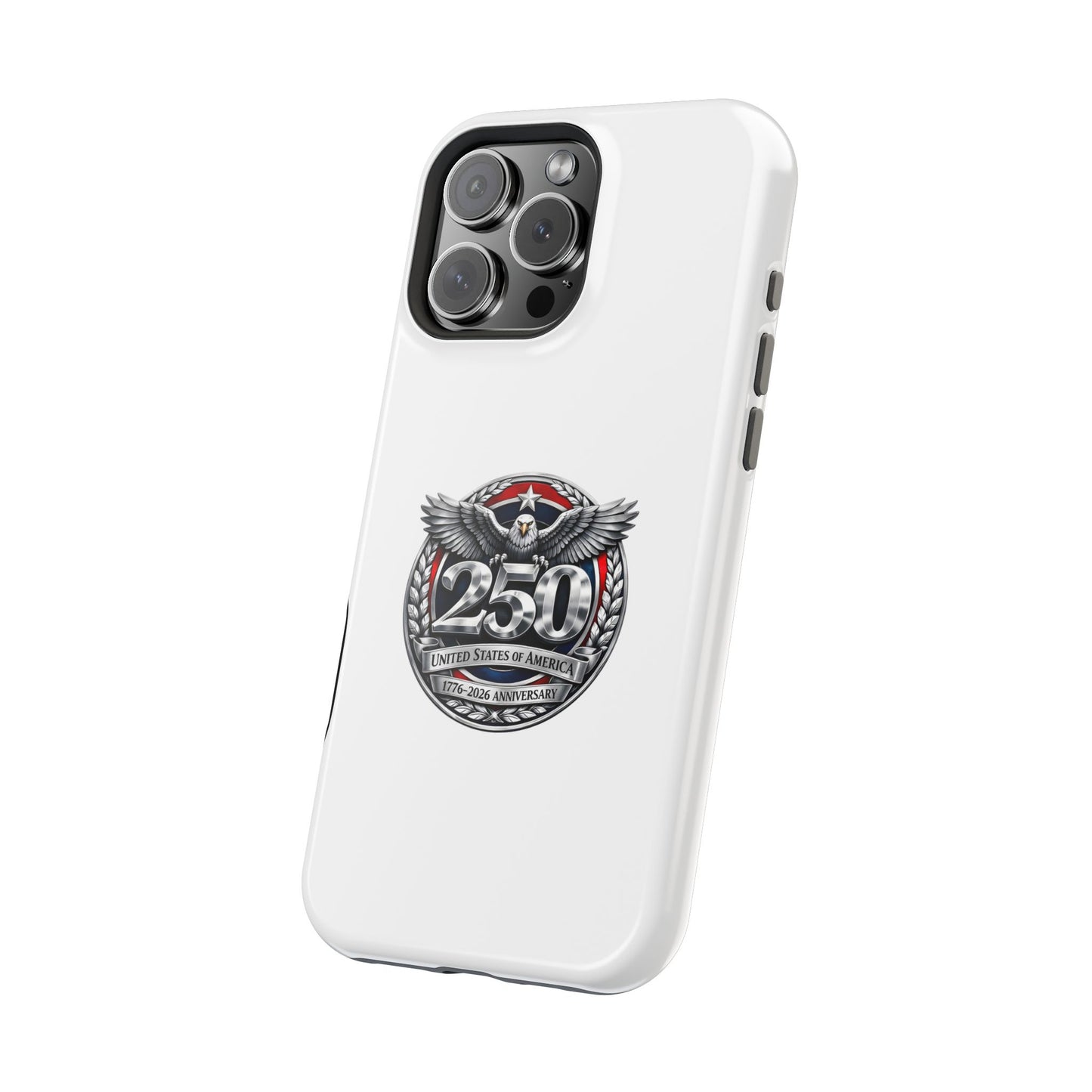 iPhone Magnetic Impact Case — 250th Anniversary Eagle Badge Design