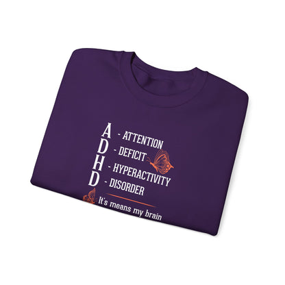 ADHD Awareness Crewneck Sweatshirt