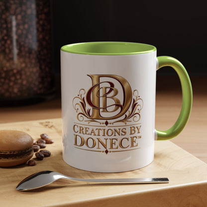 Creations by Donece Logo Accent Coffee Mug (11/15oz)