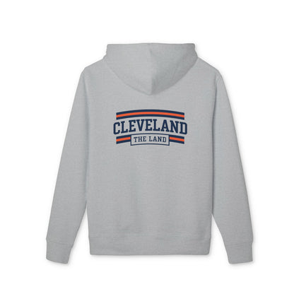 Cleveland "The Land" Hoodie — Retro Striped City Crewneck