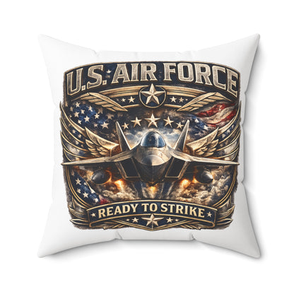 U.S. Air Force 'Ready to Strike' Decorative Pillow