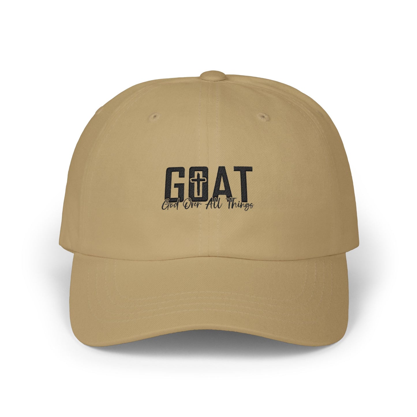 Dad Cap — GOAT (Greatest Of All Time) Embroidered Classic Baseball Hat