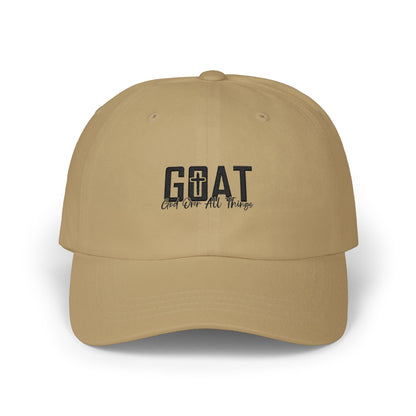 Dad Cap — GOAT (Greatest Of All Time) Embroidered Classic Baseball Hat