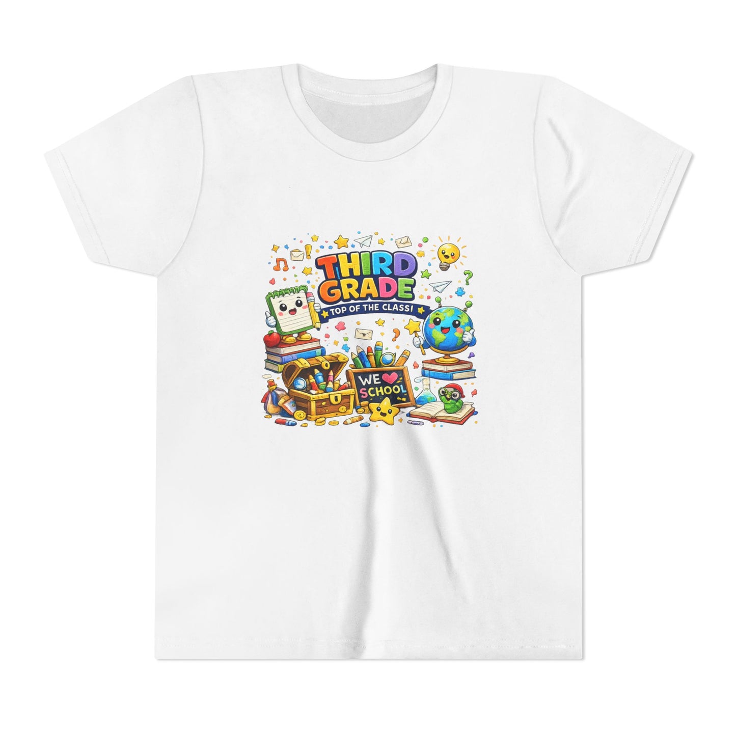 Third Grade Kids Tee — "Third Grade Out of the Classroom" Back-to-School Youth Shirt