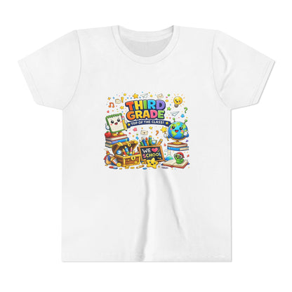 Third Grade Kids Tee — "Third Grade Out of the Classroom" Back-to-School Youth Shirt