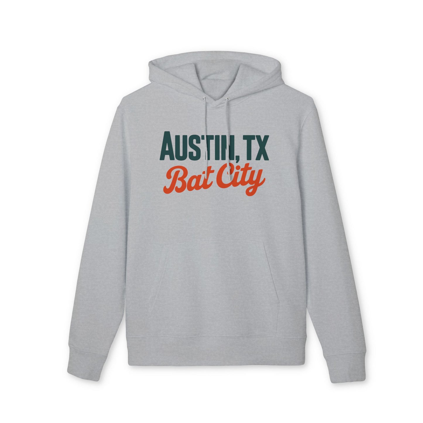 Austin, TX Bat City Hoodie – Retro Script City Pride Pullover