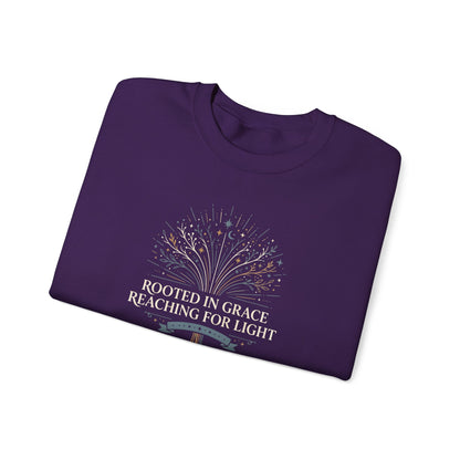Rooted in Grace Reaching for Light  Sweatshirt