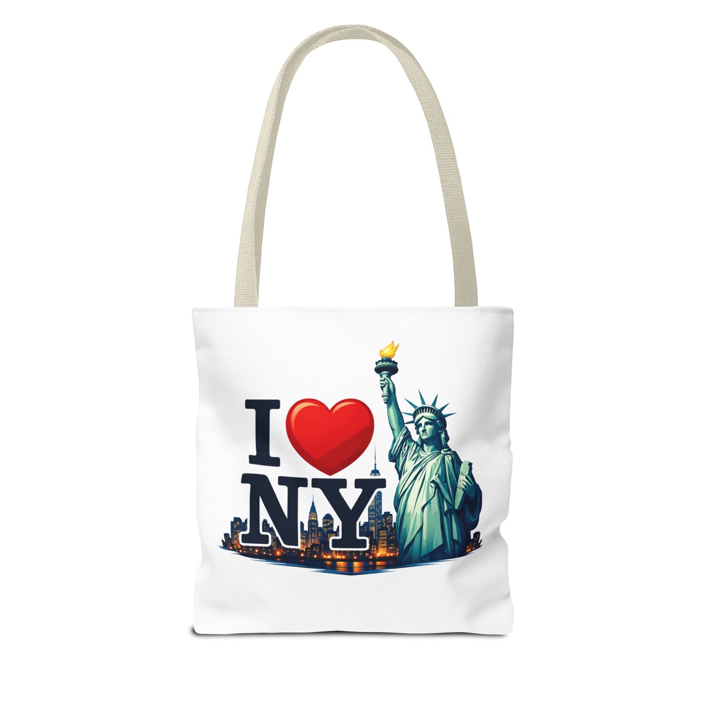 I  NY Statue of Liberty Tote Bag — New York City Souvenir Canvas Tote