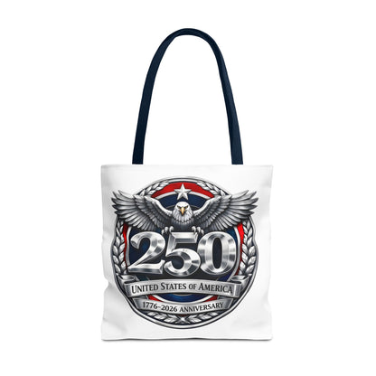 250th USA Anniversary Tote Bag — Patriotic Eagle 1776–2026 Commemorative Tote