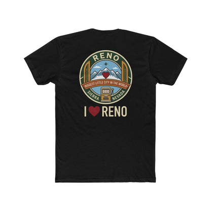 Reno Vintage Badge T-Shirt — I  Reno Retro Cityscape Tee