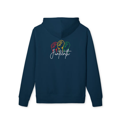 Juneteenth Hoodie – Pastel Fist Design