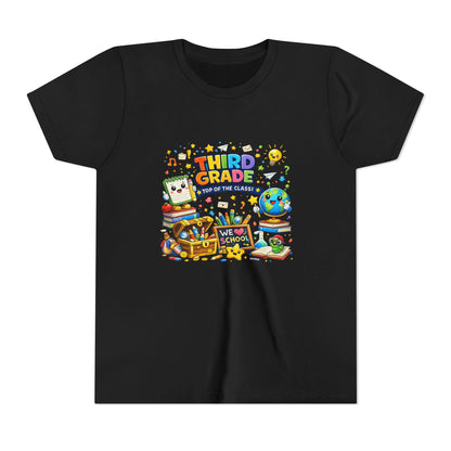 Third Grade Kids Tee — "Third Grade Out of the Classroom" Back-to-School Youth Shirt