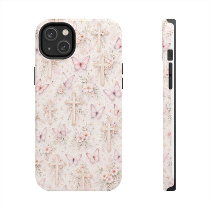 Blessed Wings Phone Case | Christian Floral iPhone Case