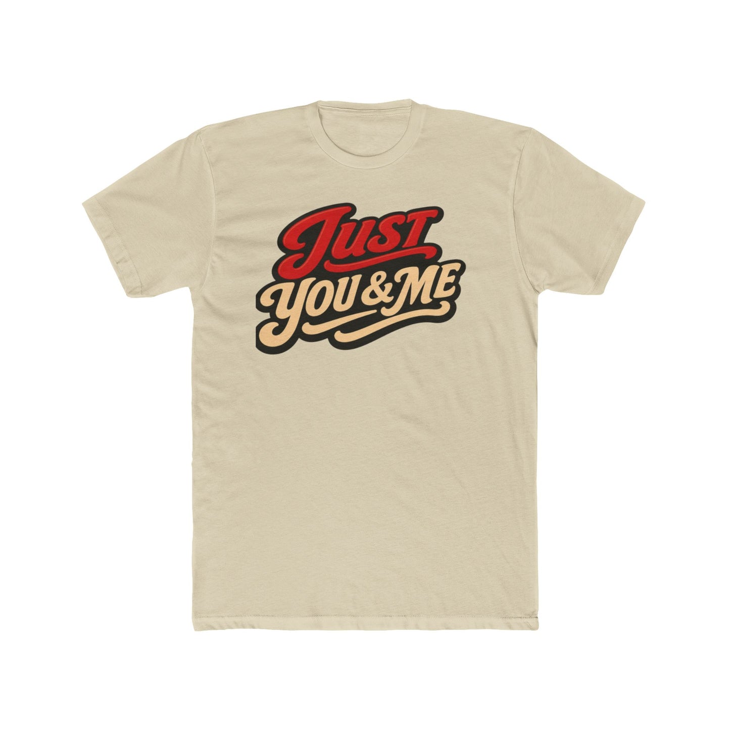 Just You & Me Graphic Tee — Retro Couples Love Shirt